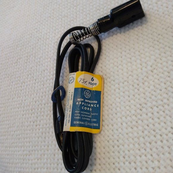 GENERAL ELECTRIC Kitchen Vintage Ge Appliance Cord 116 6 Foot
